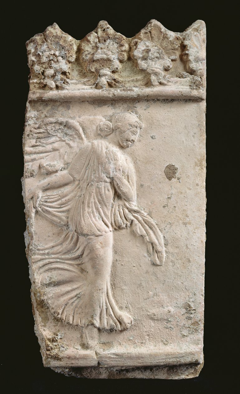 Tanec Nike, fragment desky Campana, 1.–2 od Roman