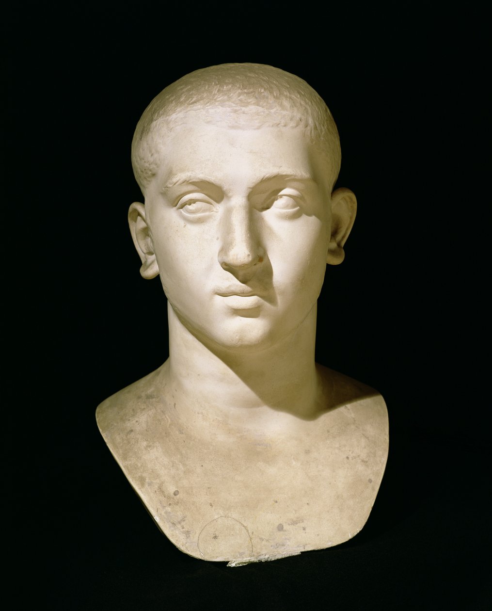Portrétní busta císaře Severa Alexandra (205-35 AD) (mramor) od Roman