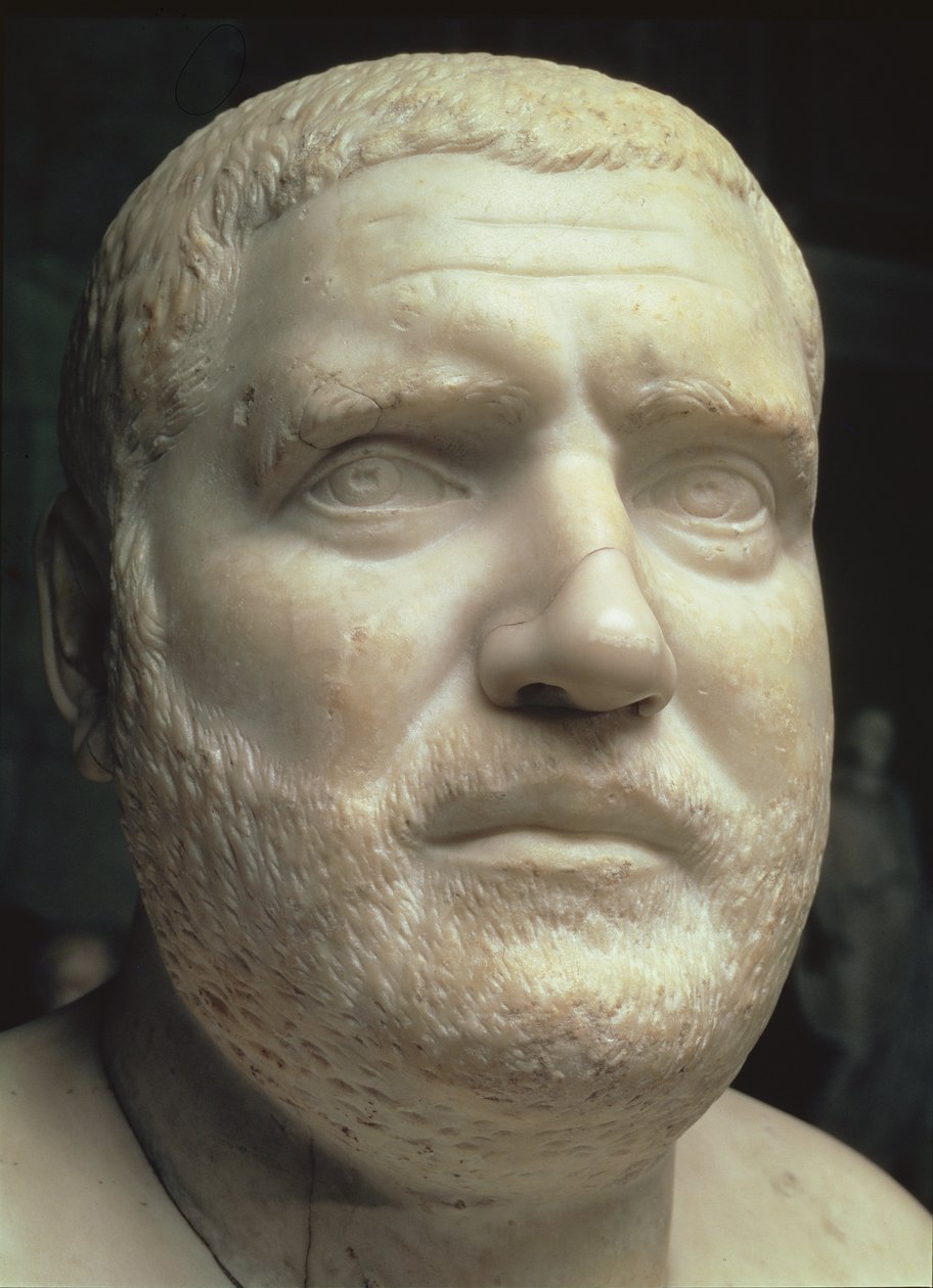 Portrét Balbina (d.238) (mramor) od Roman
