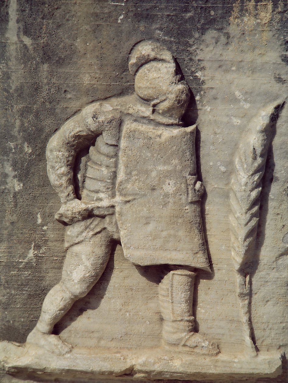 Reliéf římského vojáka (mramor) od Roman