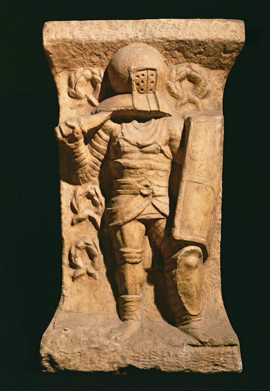 Reliéf zobrazující sekutora od Roman