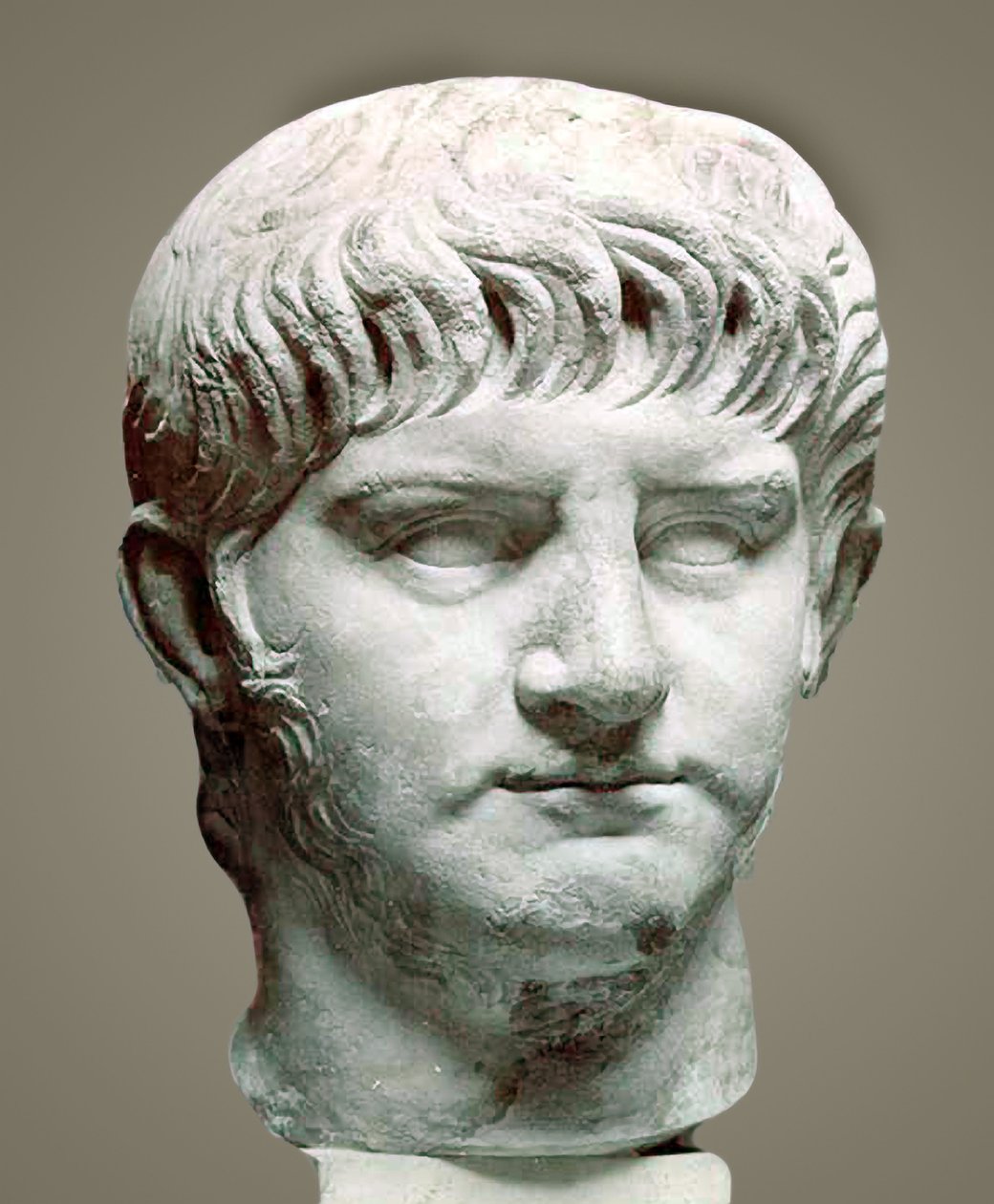 Římský císař Nero, 50 nl (mramor) od Roman