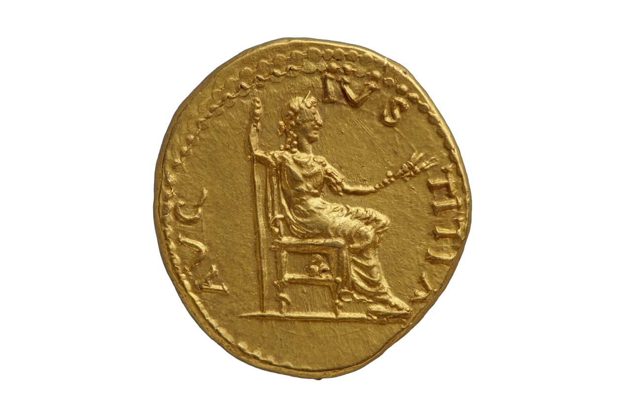 Římská císařská mince z Antiocheia ad Orontem, AD 72-73 (zlato) od Roman