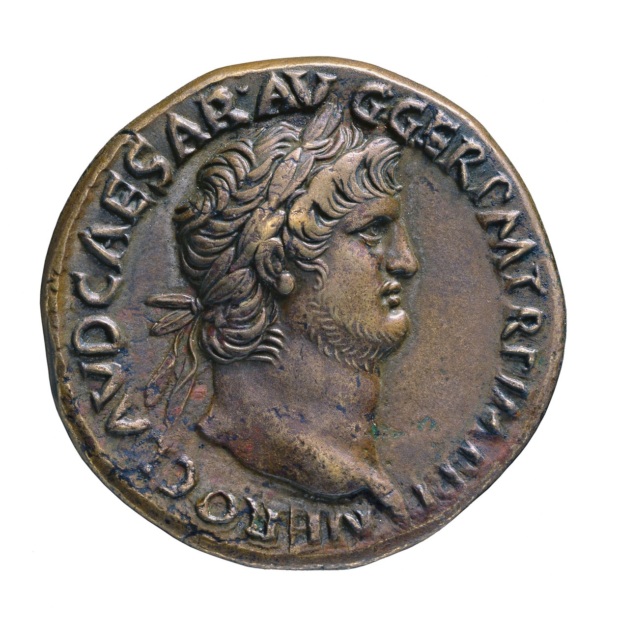 Římská císařská mince z Říma, AD 65 (orichalcum mosaz) od Roman