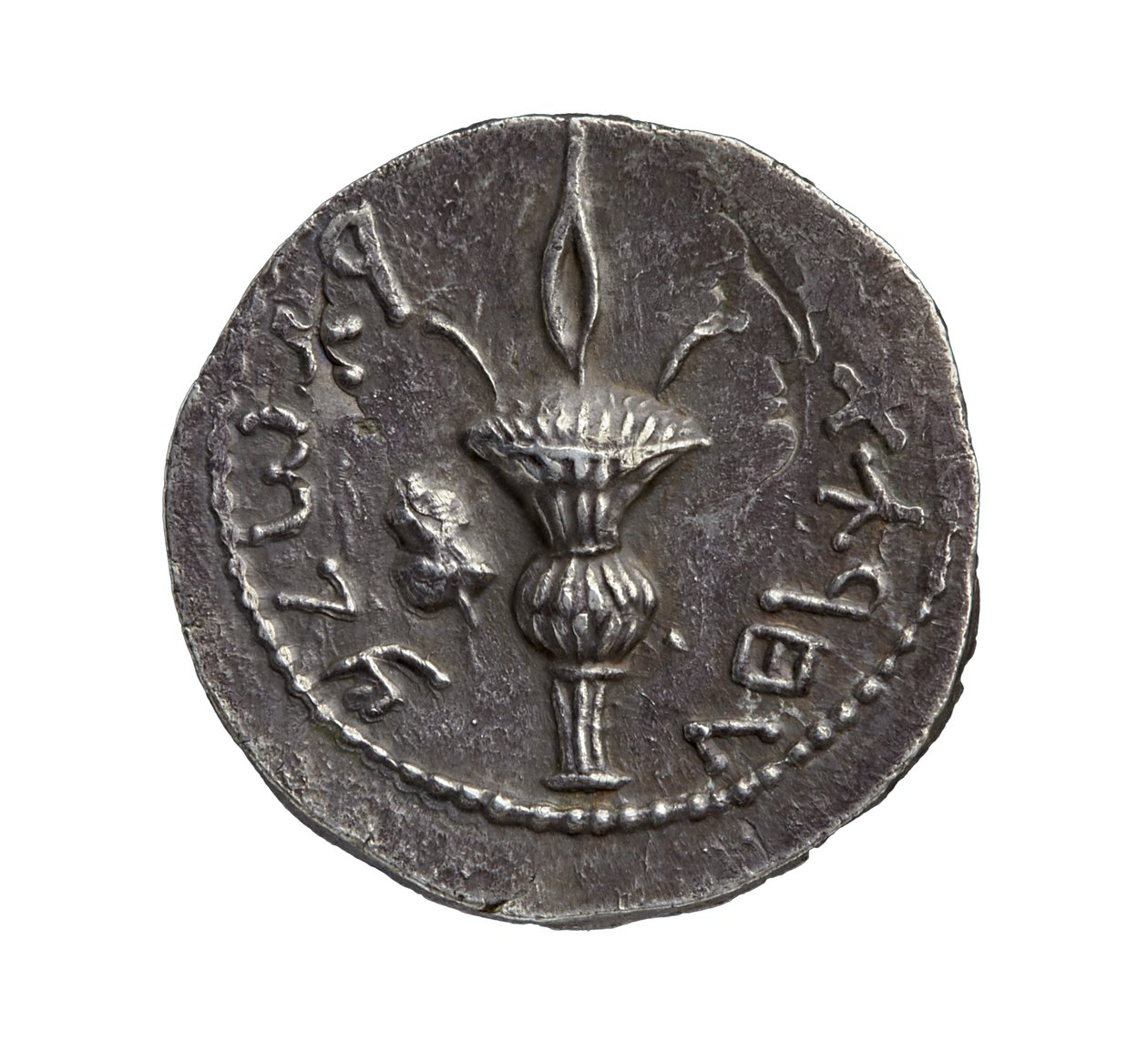 Římská provinciální stříbrná mince z Judeje, AD 132 (stříbro) od Roman