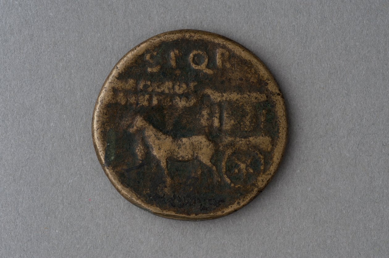 Sestertius z Agrippiny Major (bronz) od Roman