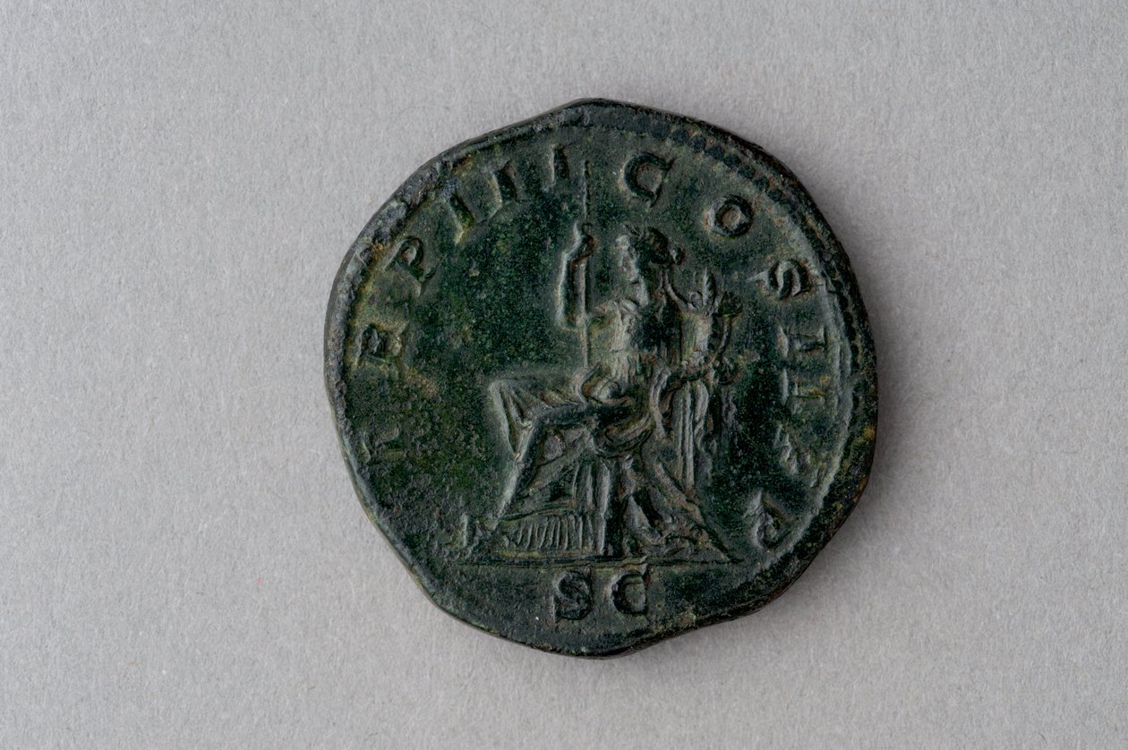Sestertius z Gety (bronz) od Roman