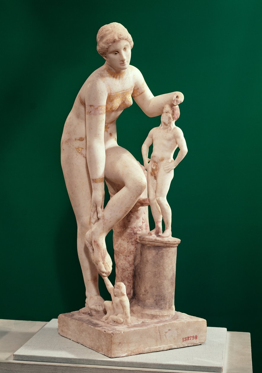 Soška Venuše s Priapusem (mramor) od Roman