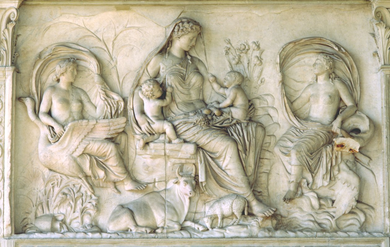 Tellus panel Ara Pacis (mramor) od Roman