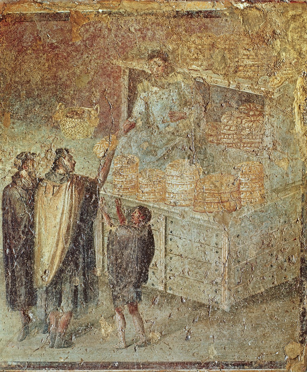 Pekařský obchod z „Casa del Panettiere“ (Domu pekařů) v Pompejích od Roman