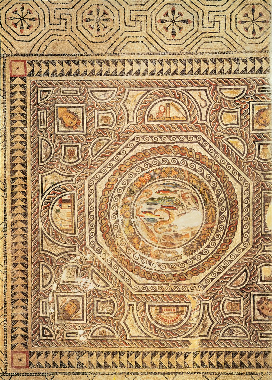 Čtvero ročních období, od Vega Baja (mozaika) od Roman