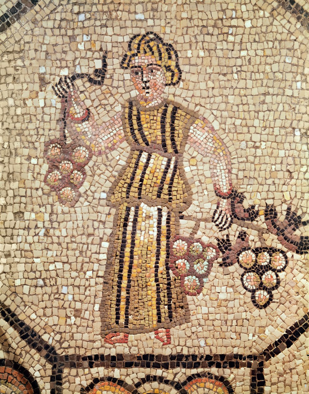 Prodejce hroznů (mozaika) od Roman