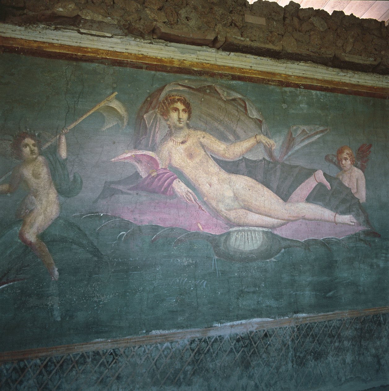 Venuše plující po moři od Roman