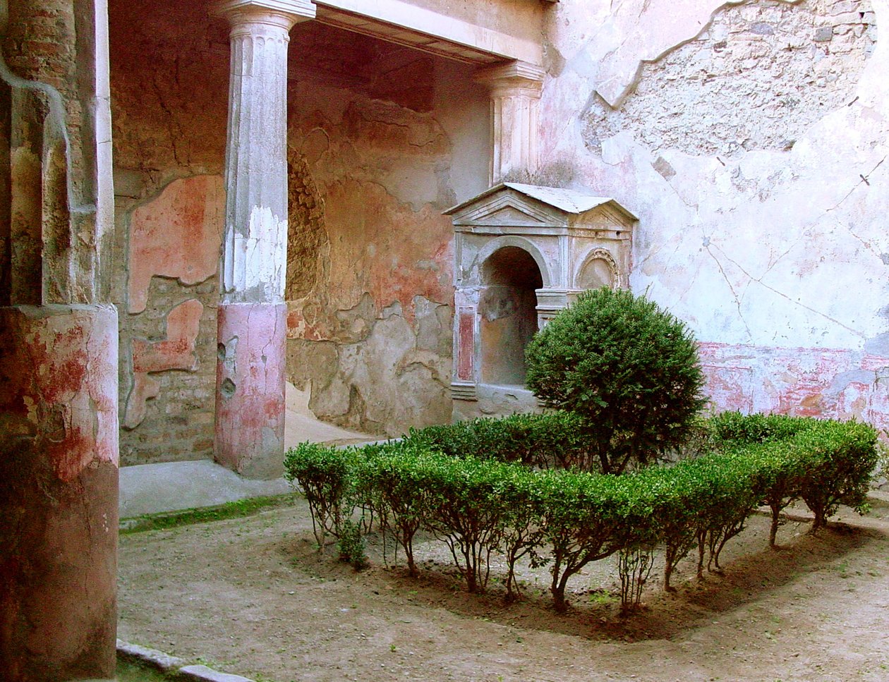 Pohled do atria od Roman