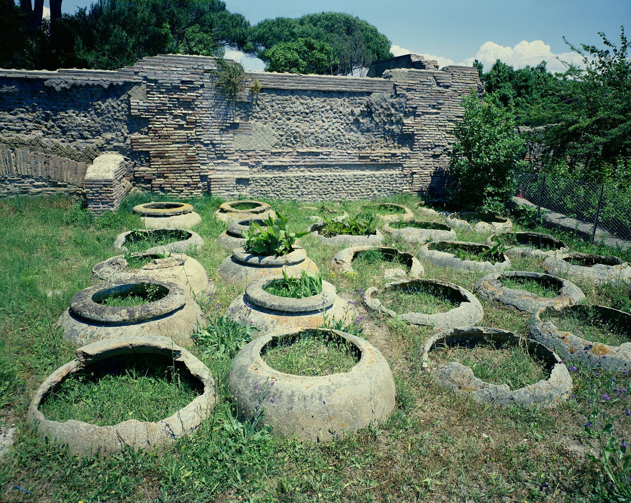 Pohled na obchody od Roman