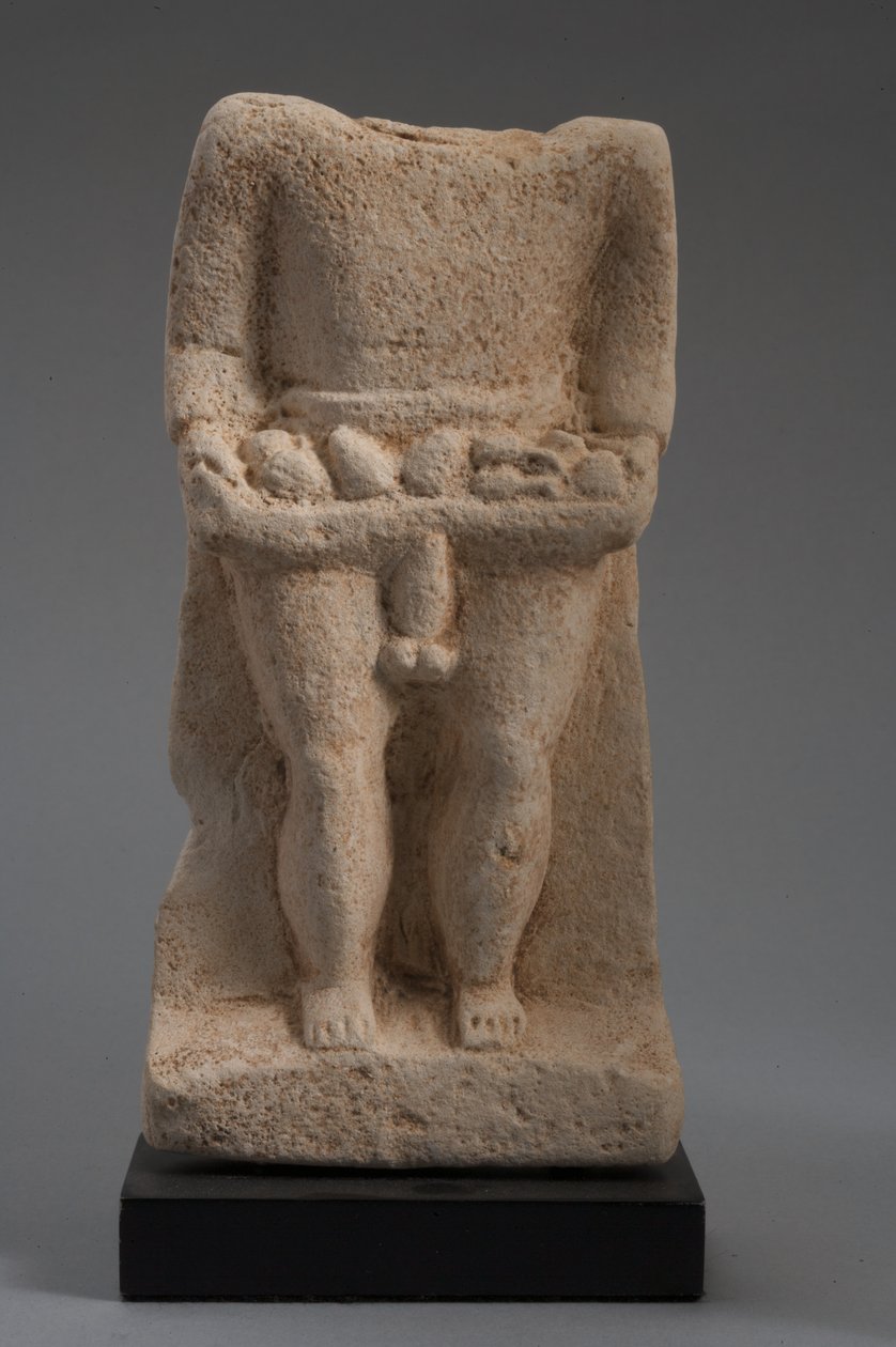 Romano-britská postava Priapic (vápenec) od Roman Imperial Period