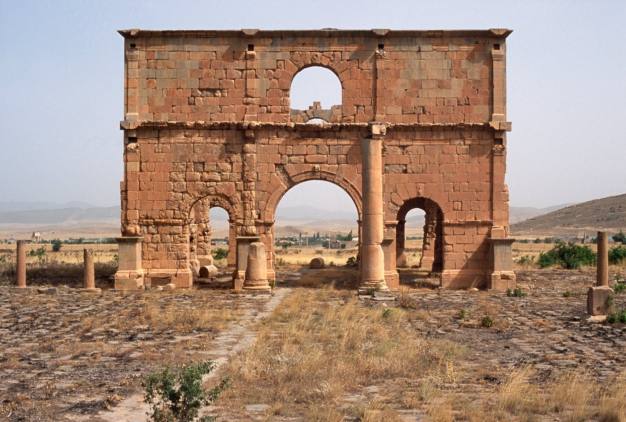 Pohled na pretorium od Roman Imperial Period