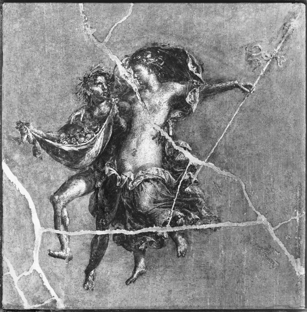 Faun a Bacchante z Pompejí od Roman Roman