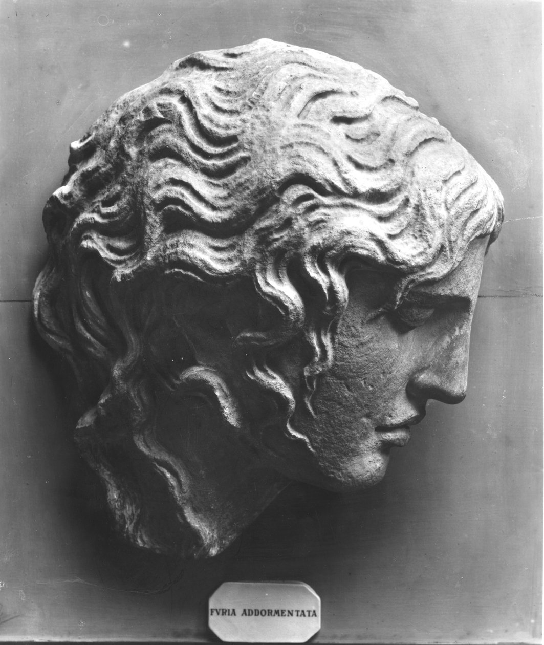 Hlava spící zuřivosti nebo umírající Medúza od Roman Roman