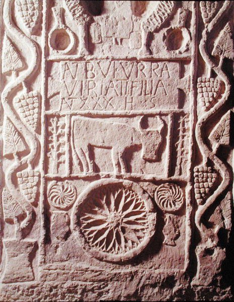 Stela z Buturra, dcera Viriathus (180-139 př.nl) náčelník španělských Lusitánců od Roman Roman
