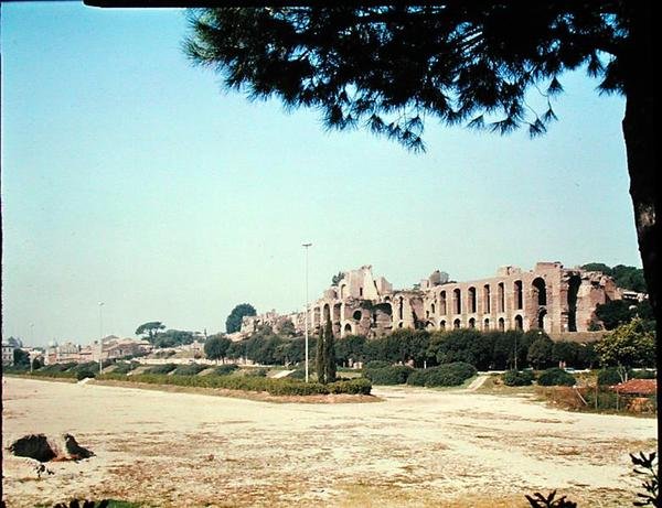 Pohled na Circus Maximus od Roman Roman