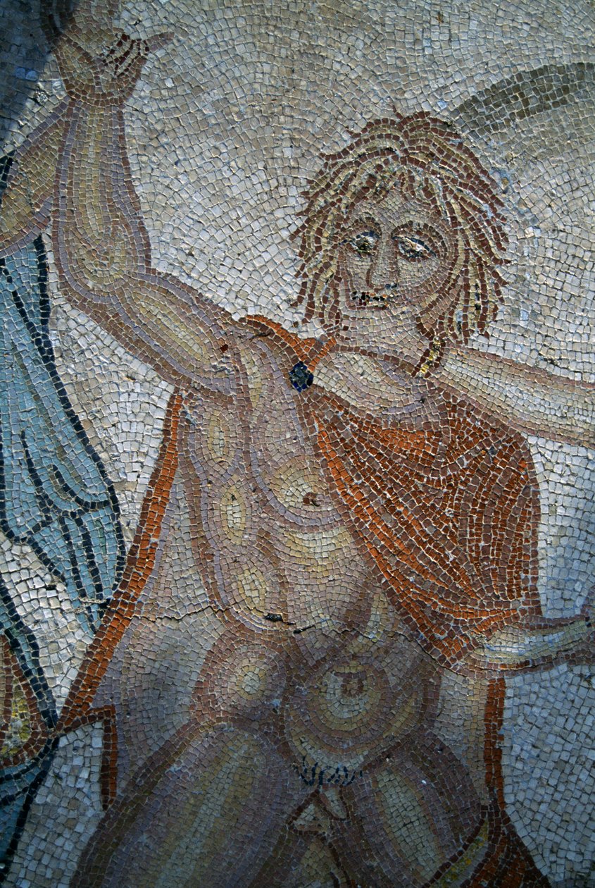 Únos Hylas nymfami, mozaika v Domě Venuše v římském městě Volubilis (Seznam světového dědictví UNESCO od Roman