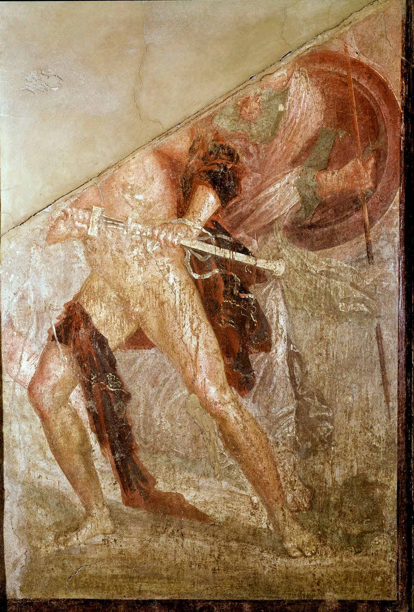 Achilles (freska od Roman