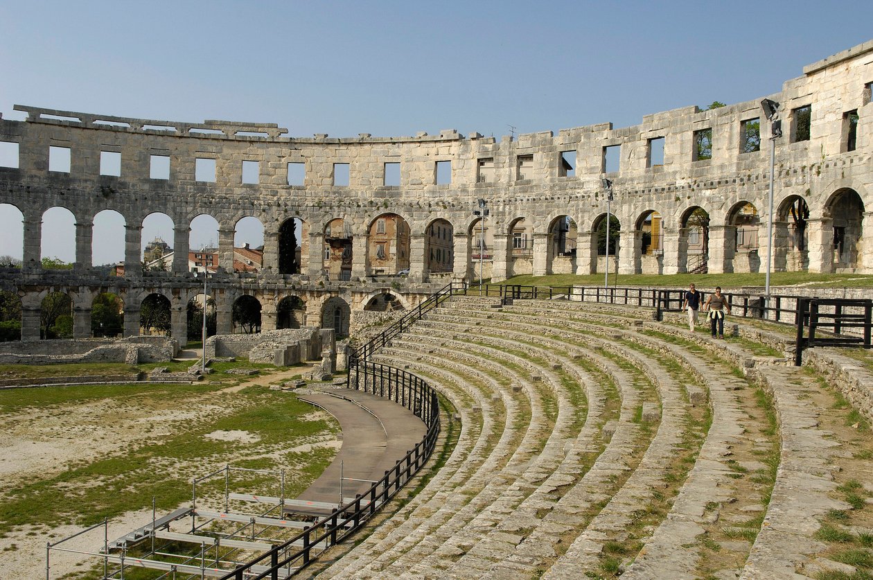 Amfiteátr Pula, Chorvatsko od Roman