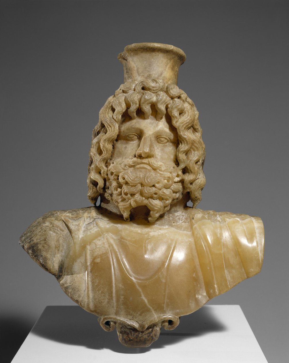 Busta Serapis, AD 100-150 (alabastr) od Roman