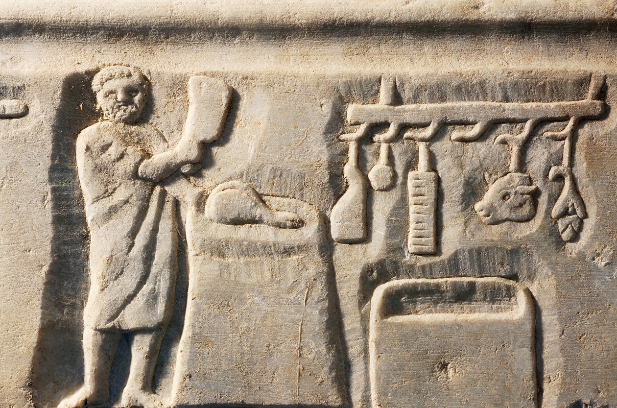 Řezník, basreliéf, římská civilizace od Roman