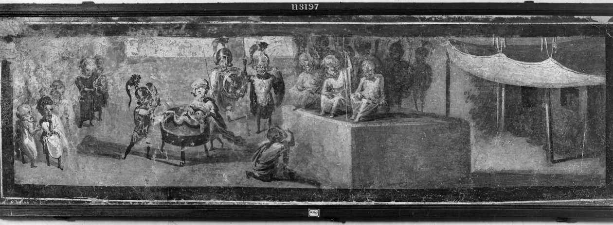 Karikatura Solomonova soudu z Pompejí, Domu doktora od Roman