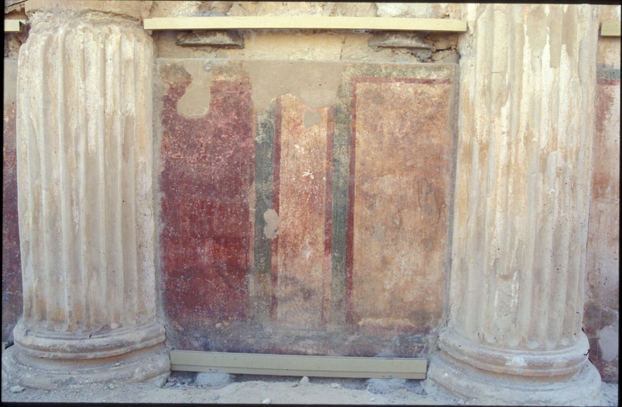 Barevné nástěnné malby z Herodova východního paláce od Roman