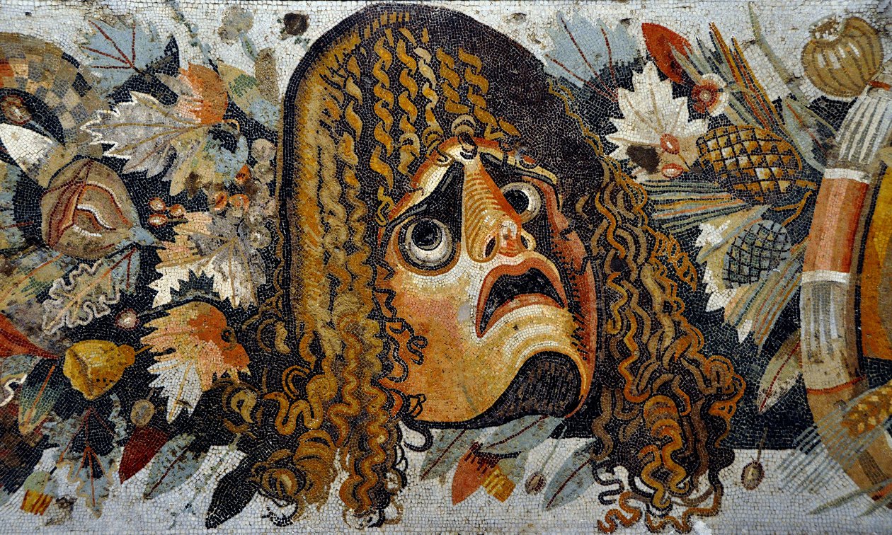 Detail mozaikového vlysu od Roman