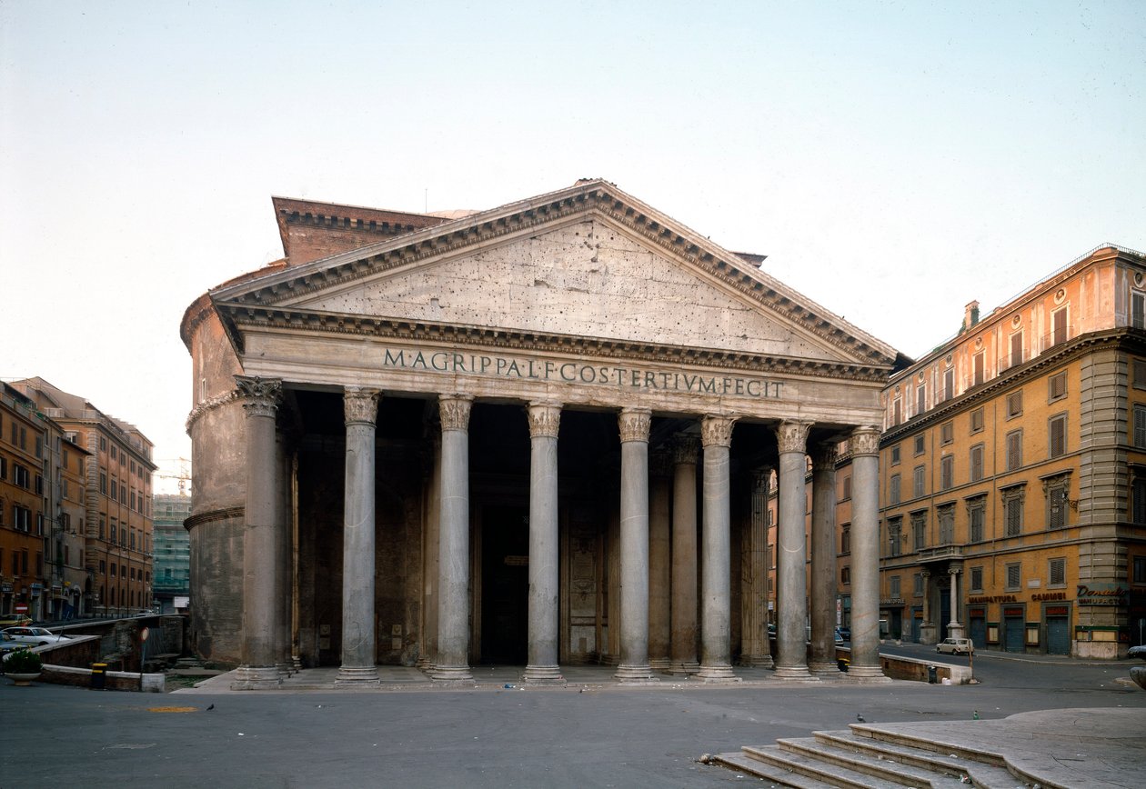 Vnější pohled na Pantheon (fotografie) od Roman