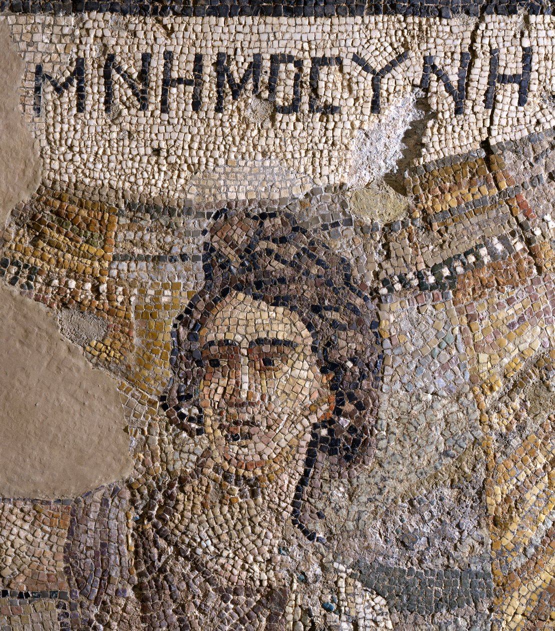 Pohřební sympozium, z nekropole v Antiochii, konec 4. století našeho letopočtu (mozaika) (detail 242530) od Roman