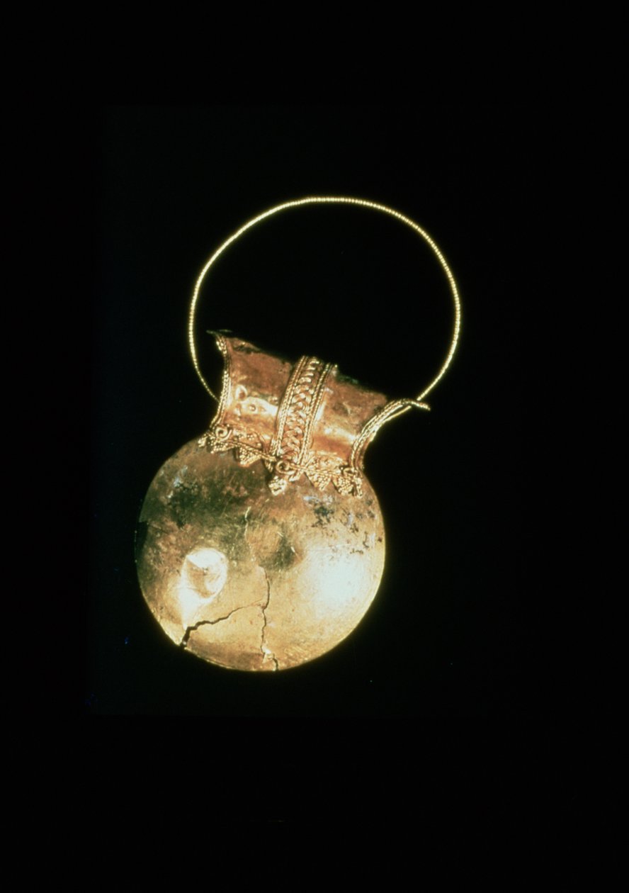 Zlatá bula z domu Menandrů, Pompeje, 79 n. l. (zlato) od Roman