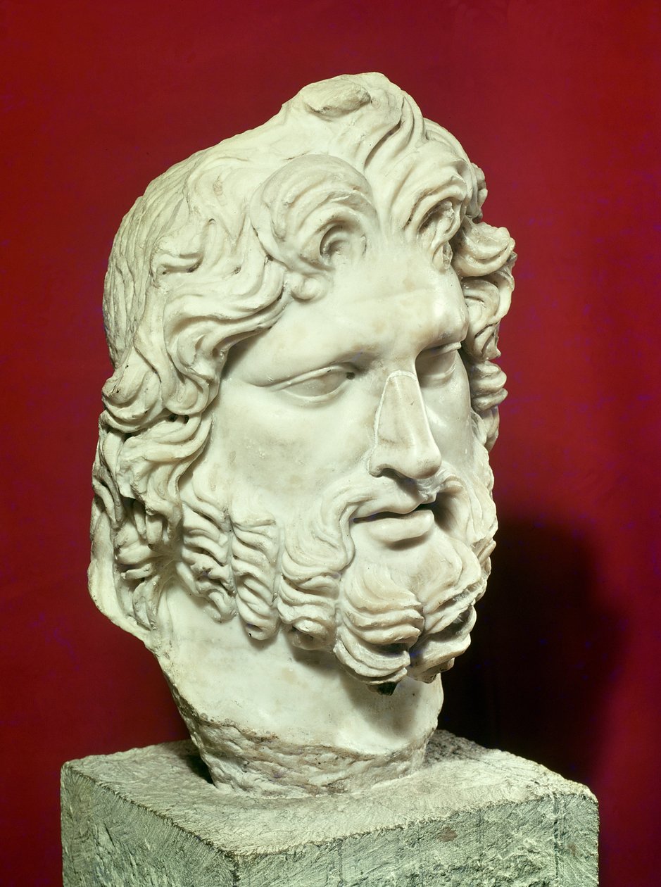 Hlava Jupitera (mramor) od Roman