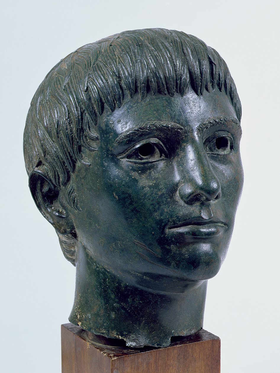 Hlava dítěte (bronzová) (viz 254055) od Roman
