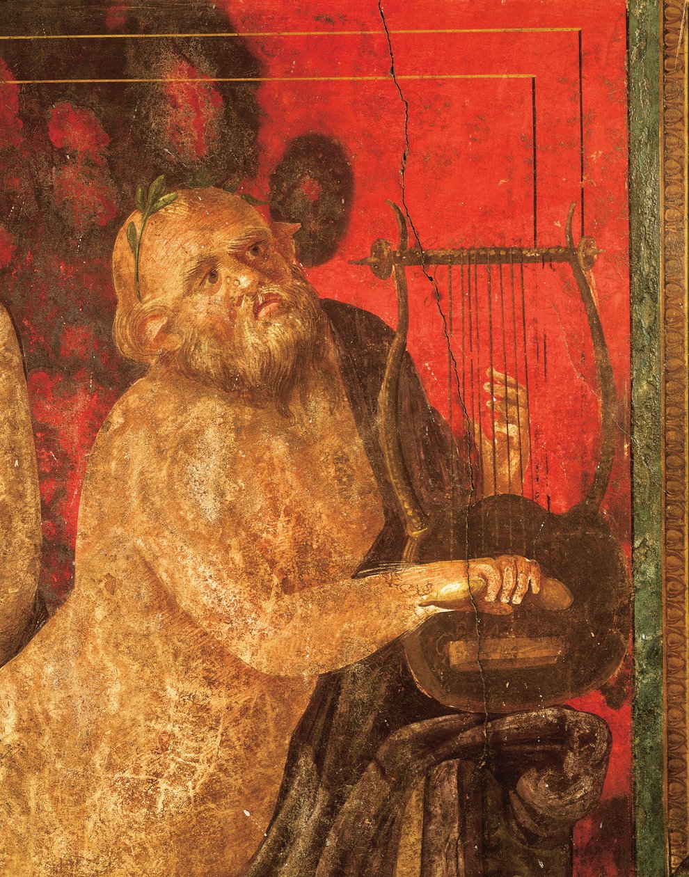 Iniciační obřady kultu Dionýsa, freska z Villa Dei Misteri od Roman