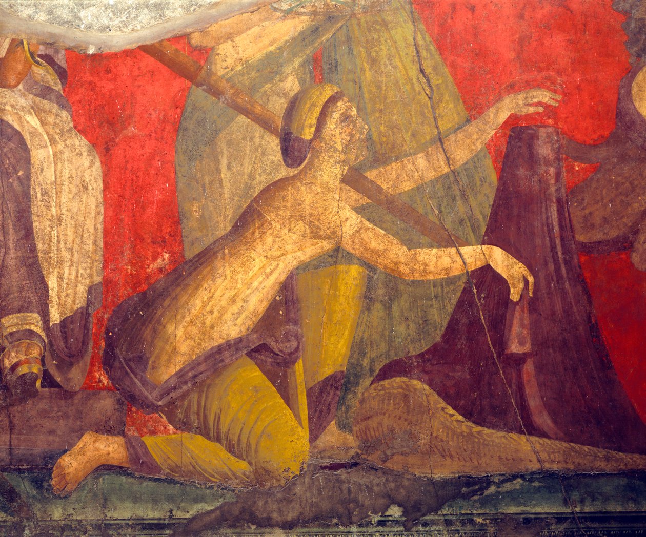 Iniciační obřady kultu Dionýsa, freska z Villa Dei Misteri od Roman