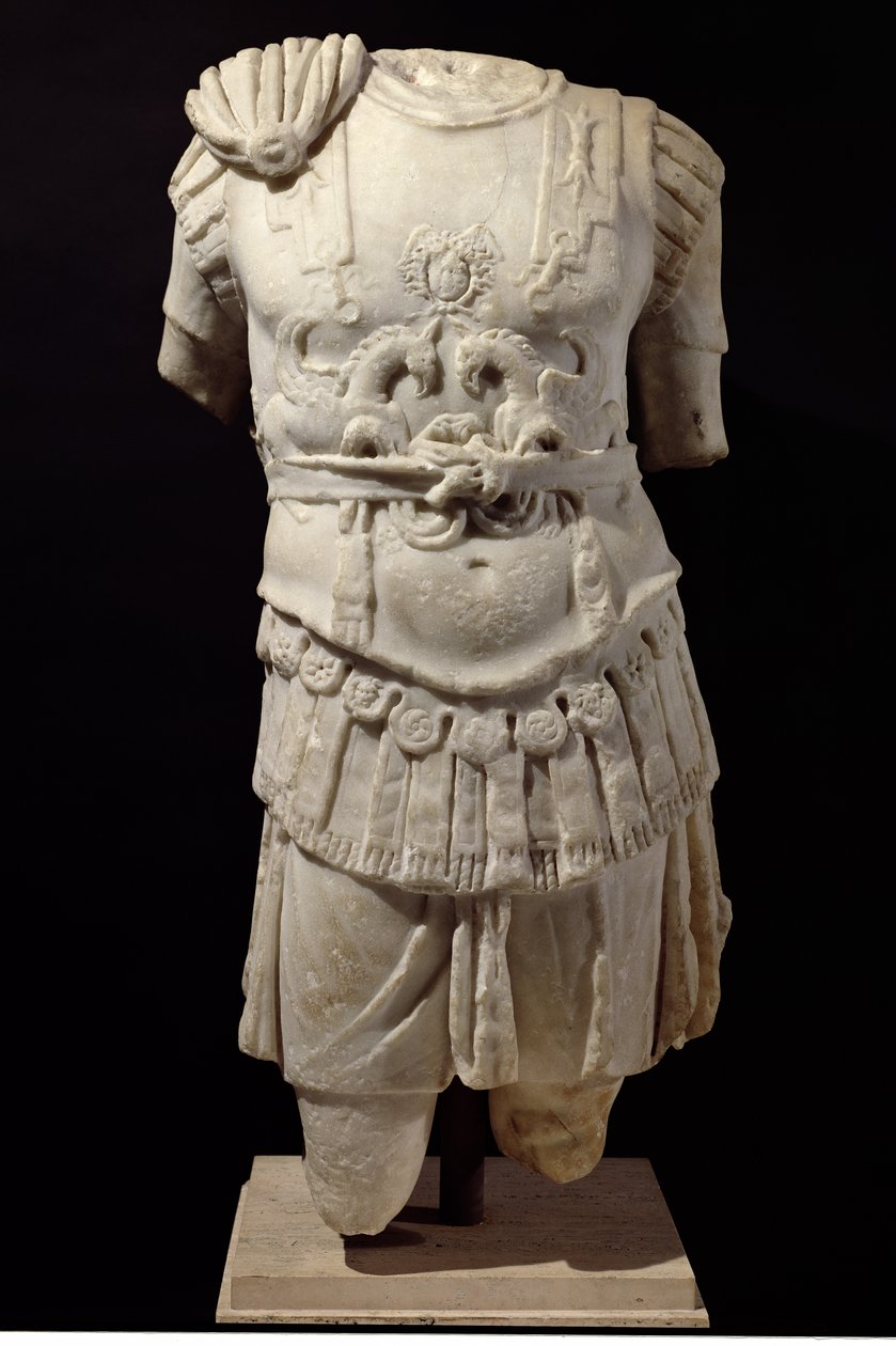 Loricate Torso, konec 2. století našeho letopočtu (mramor) od Roman