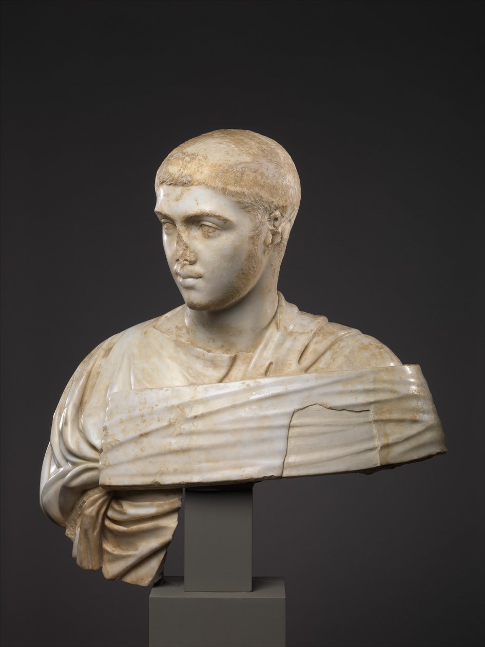 Mramorová portrétní busta Severuse Alexandra, 230-235 n. l. (mramor) od Roman