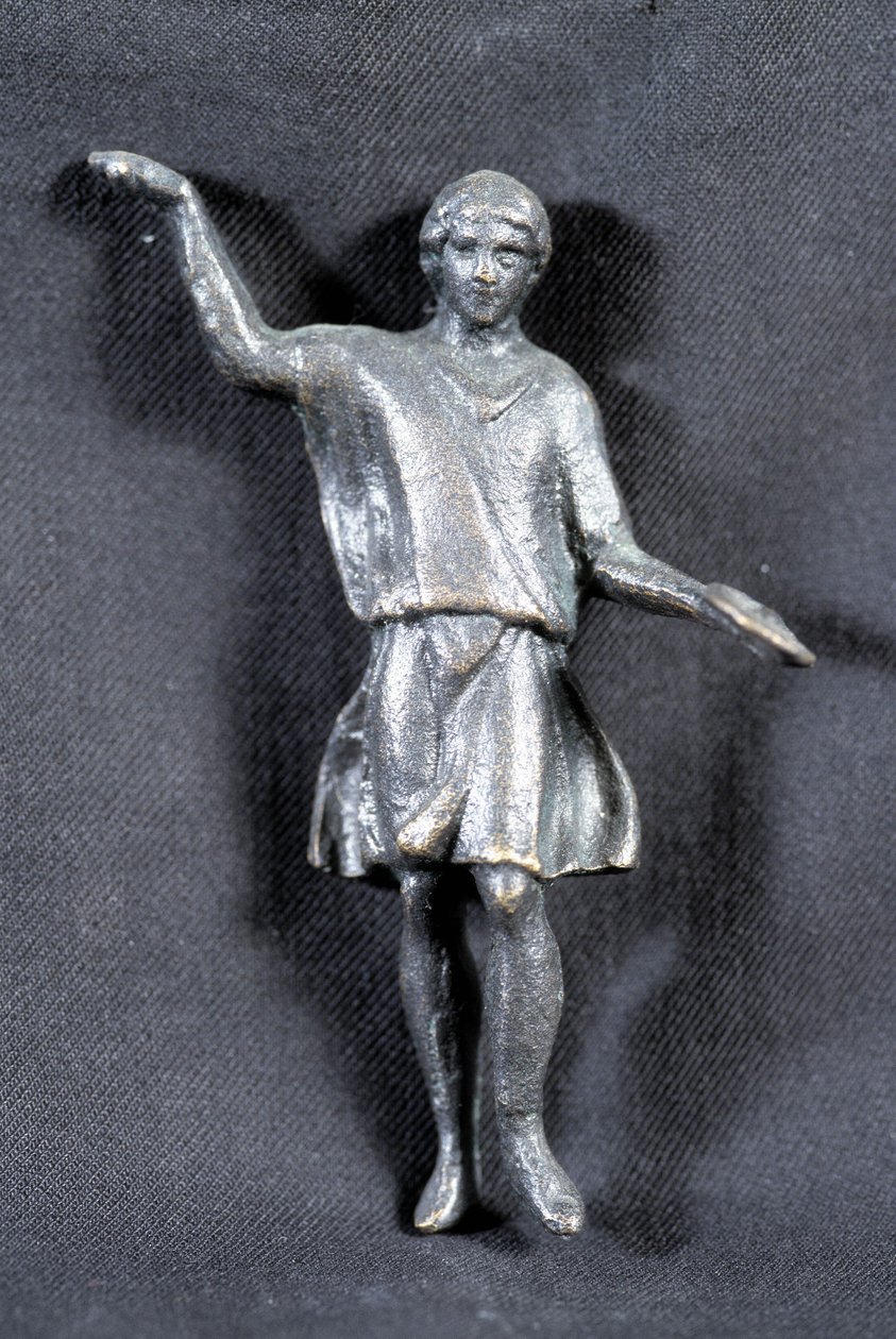 Ofrande soška en bronz, kol. soukromý, 2. stol. Pravděpodobně od poutníků v Martově chrámu. od Roman