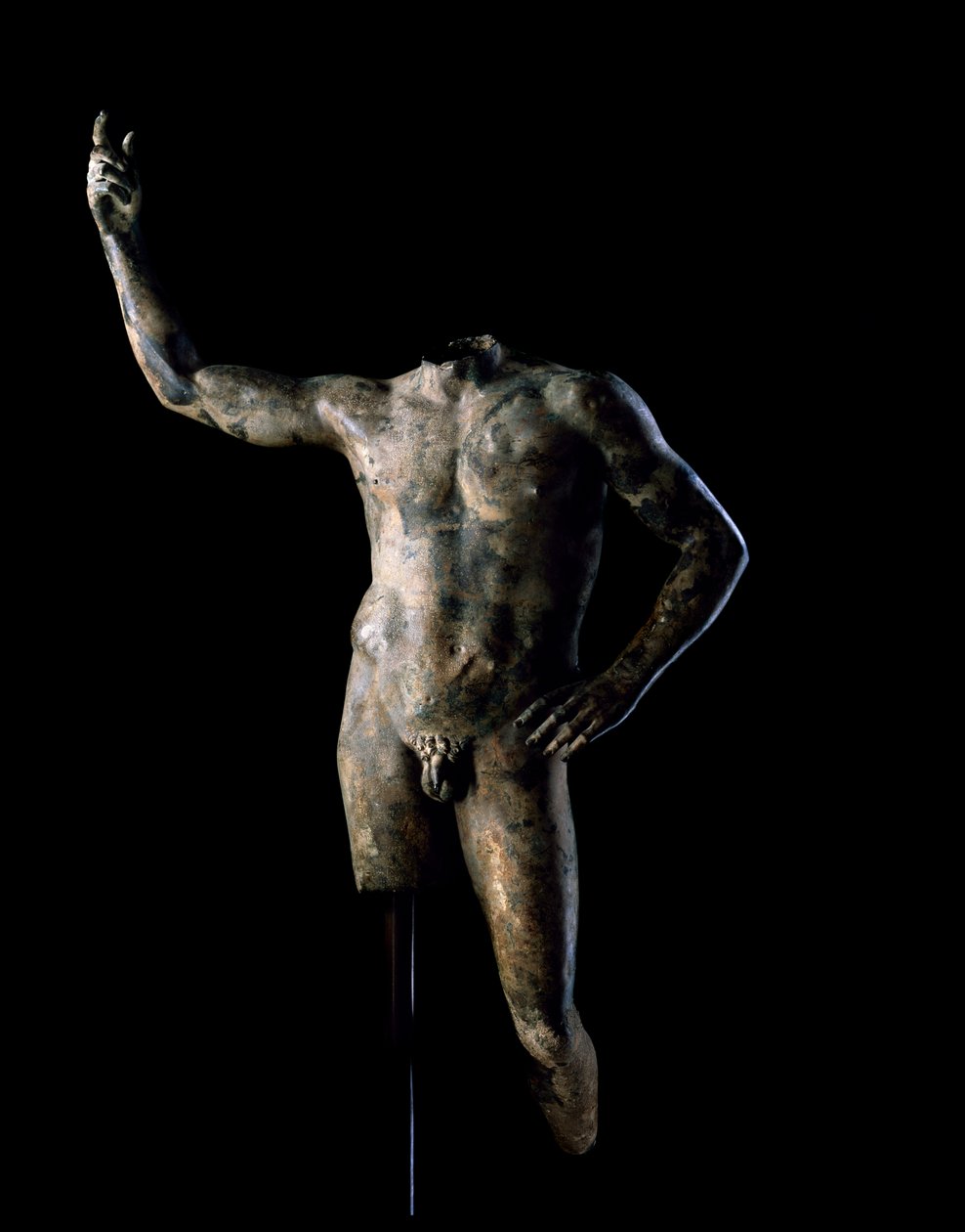 Portrét vládce, AD 200-225 (bronz) od Roman