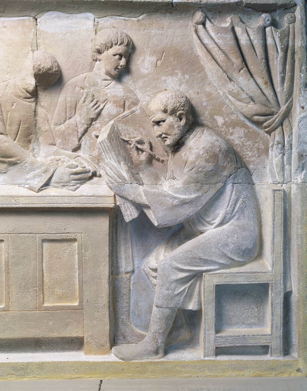 Reliéf z mauzolea zobrazující výběrčí daní od Roman