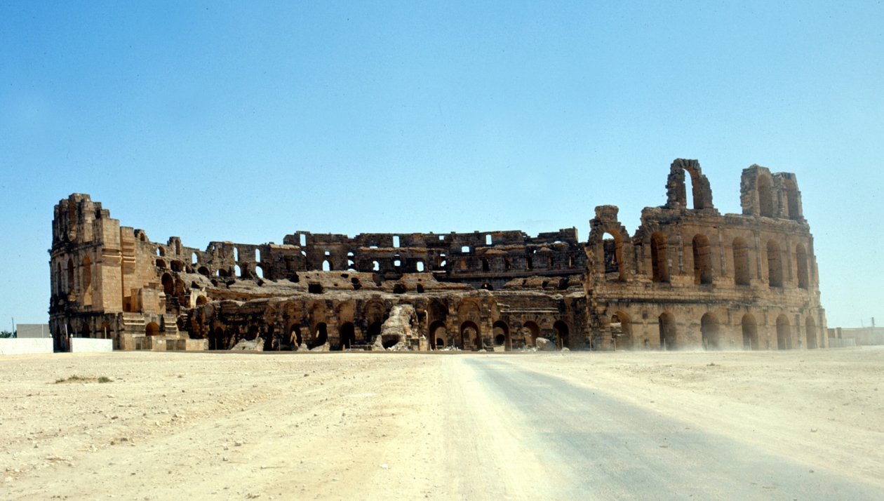 Římské koloseum El-Djem, Tunisko. od Roman