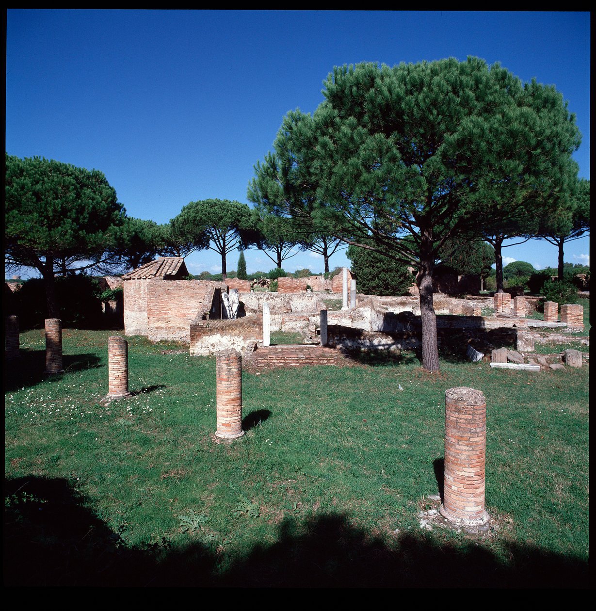 Římské umění: Pohled na ruiny Campo della Magna Mater, Region IV od Roman
