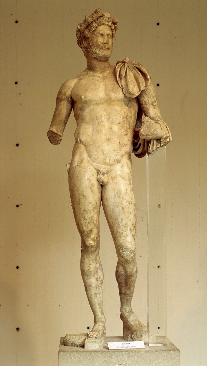 Socha císaře Hadriána (Adriena) - Archeologické muzeum Vaison-la-Romaine, 2. stol. od Roman