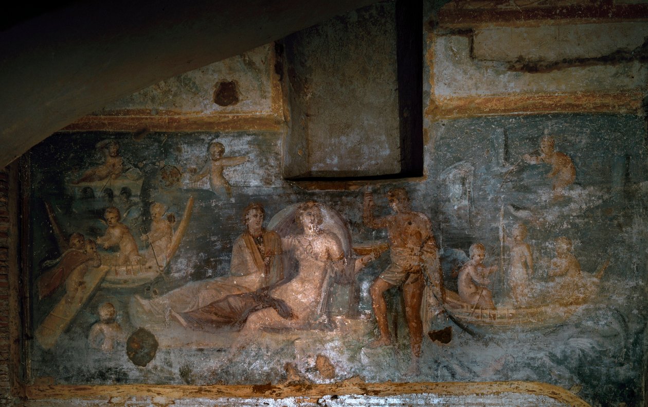 Návrat Proserpiny z podsvětí, 2.-3. století (freska) od Roman