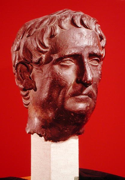 Otec Trajan, z Pontes (bronz) od Roman
